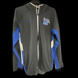 Nike Elite Memphis Tigers full-zip basketball jacket or warm-up hoodie L Tall